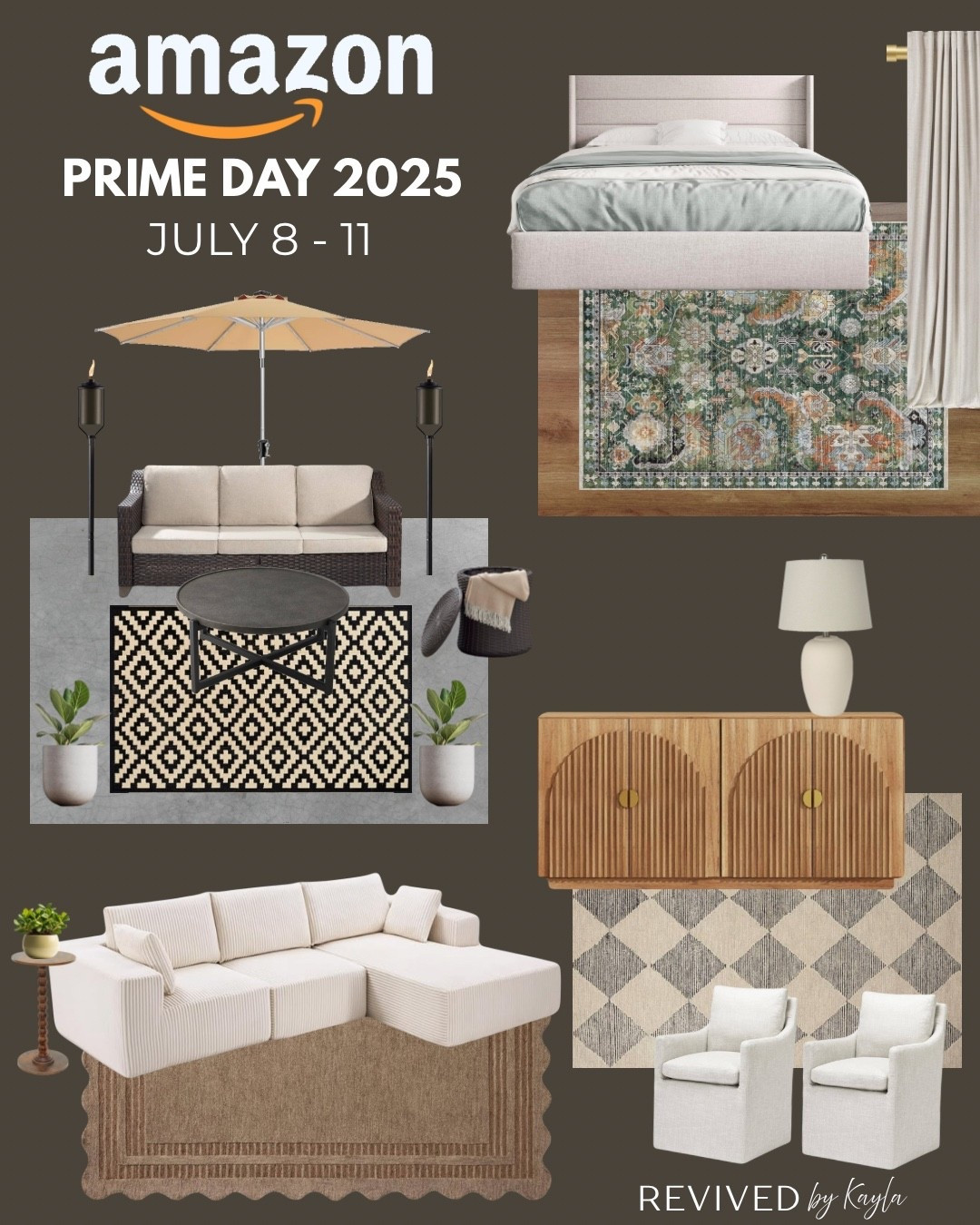 Round up of all of my Amazon Prime Day room designs here! 🤎 Shop July 8-11 

#homedecor #homedesign #livingroom #bedroom #patio #outdoorfurniture #outdoordecor #decor #amazon #founditonamazon #sponsored @amazon @amazonhome

#LTKFindsUnder100 #LTKHome #LTKSaleAlert