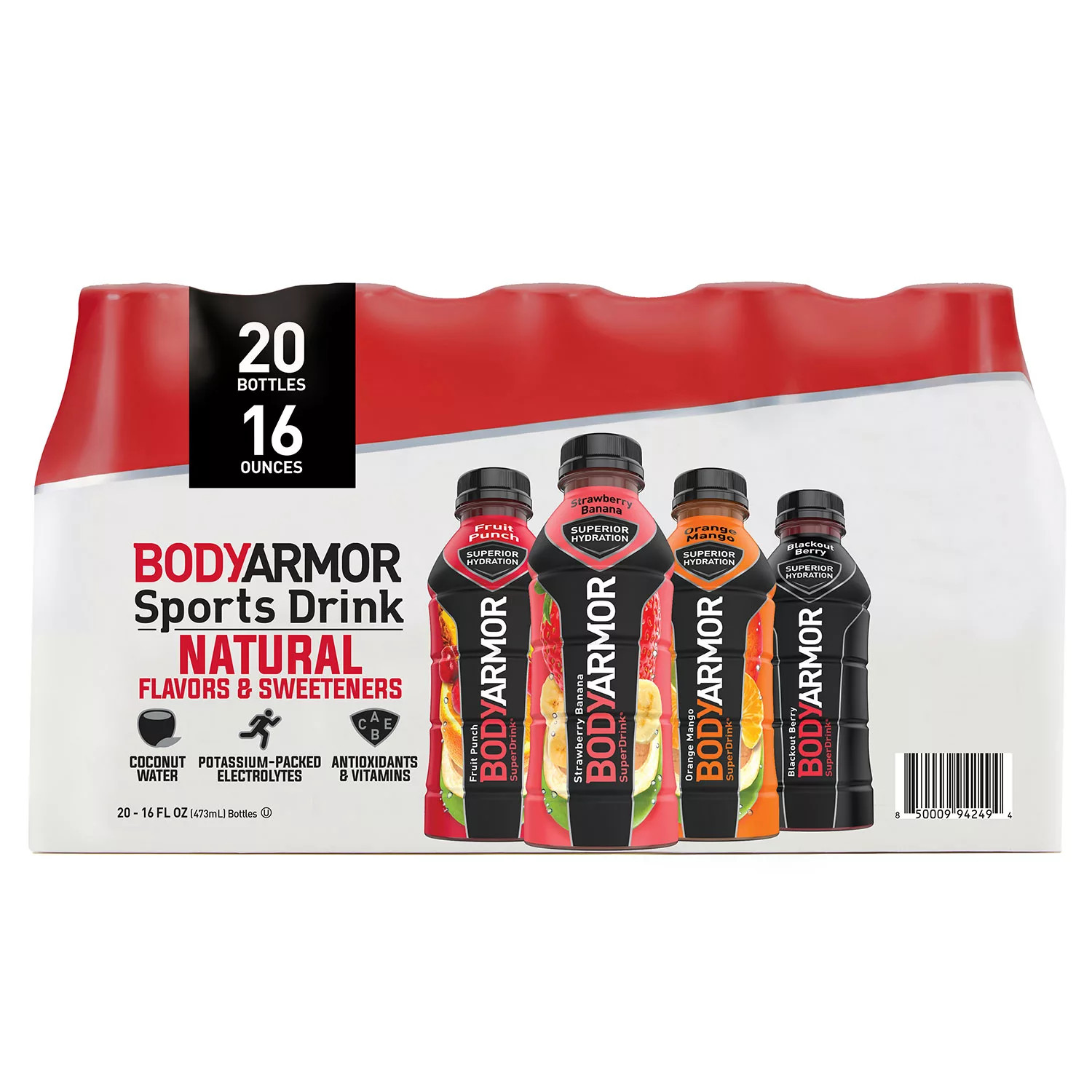 BODYARMOR Sports Drink Variety Pack (16 fl. oz., 20 pk.) | Sam's Club
