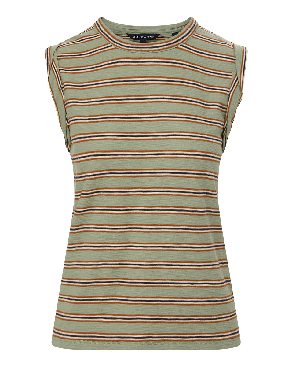 Dree Striped Tee | Veronica Beard