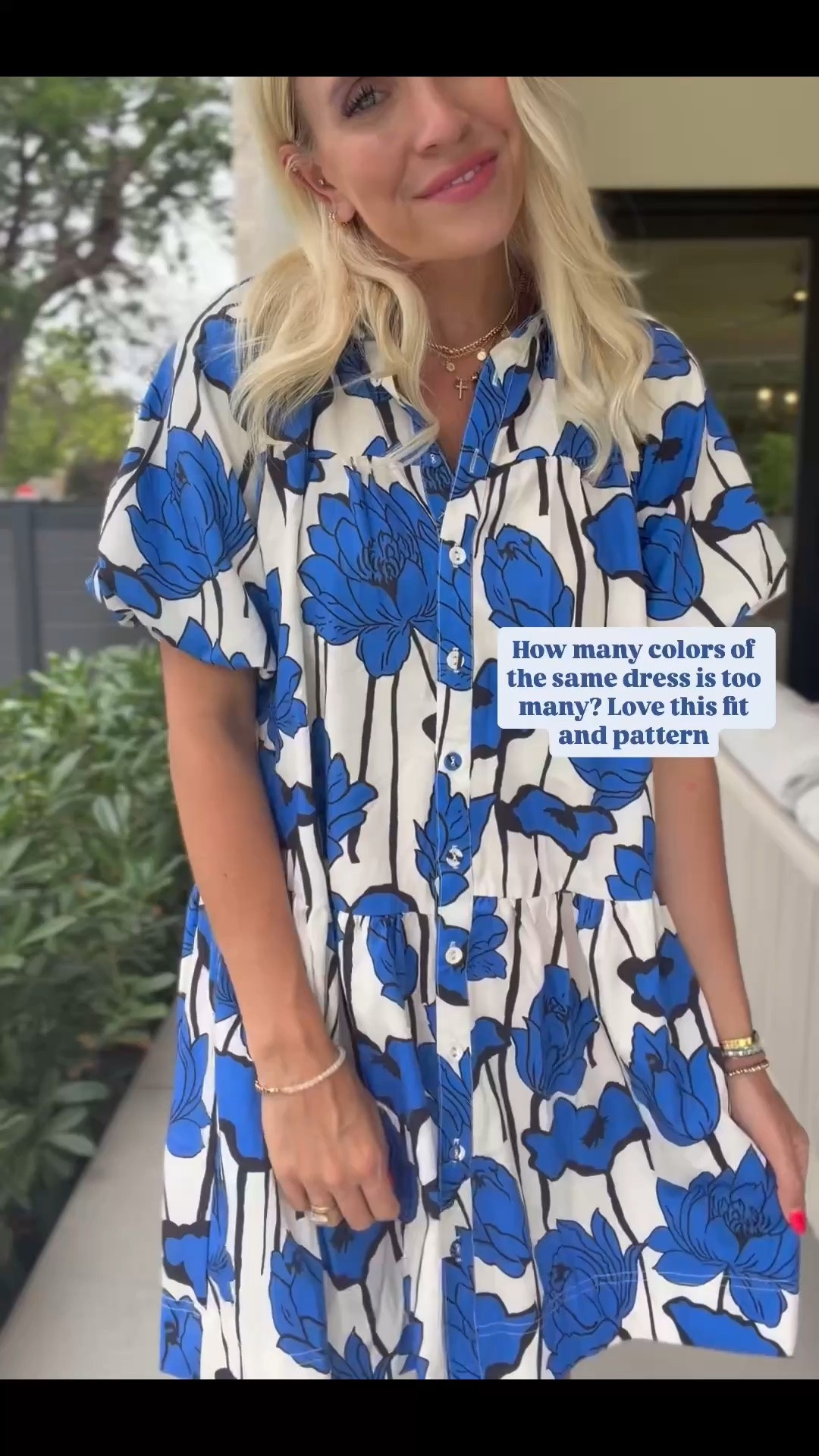Forever love the fit and pattern on this dress!