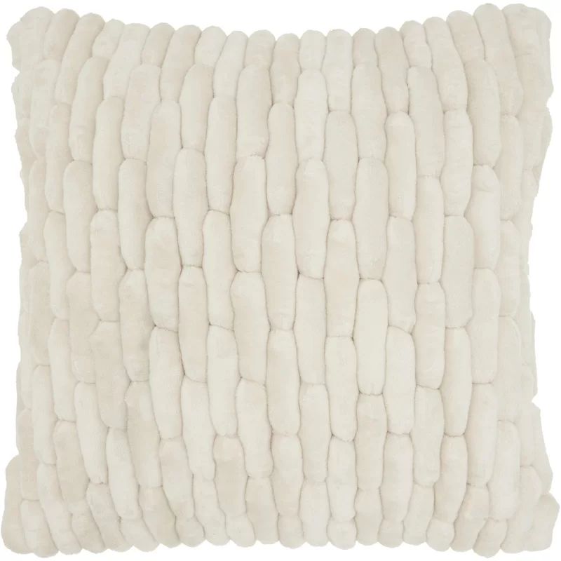 Dejong Textured Solid Throw Pillow | Wayfair North America