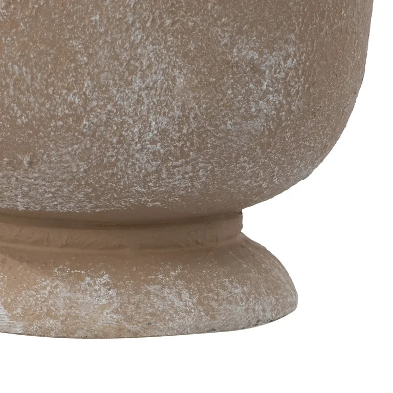 My Texas House Brown Ceramic Urn Planter Pot with Elegant Dot Pattern, 8 inch | Walmart (US)