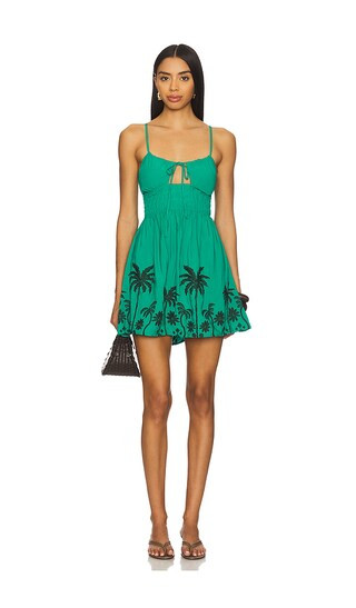 Tropical Parfait Mini Dress in Bright Green | Revolve Clothing (Global)