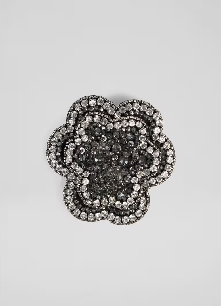 Cleo Clear Beaded Corsage | L.K. Bennett (UK)