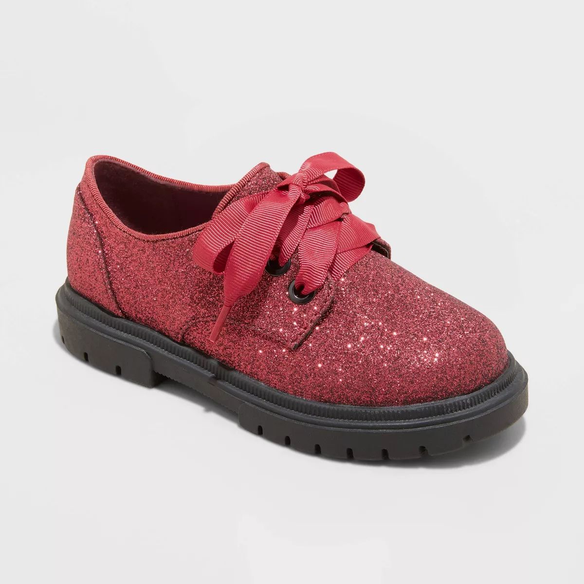 Girls' Phoebe Oxford Lace-Up Shoes - Cat & Jack™ Red | Target