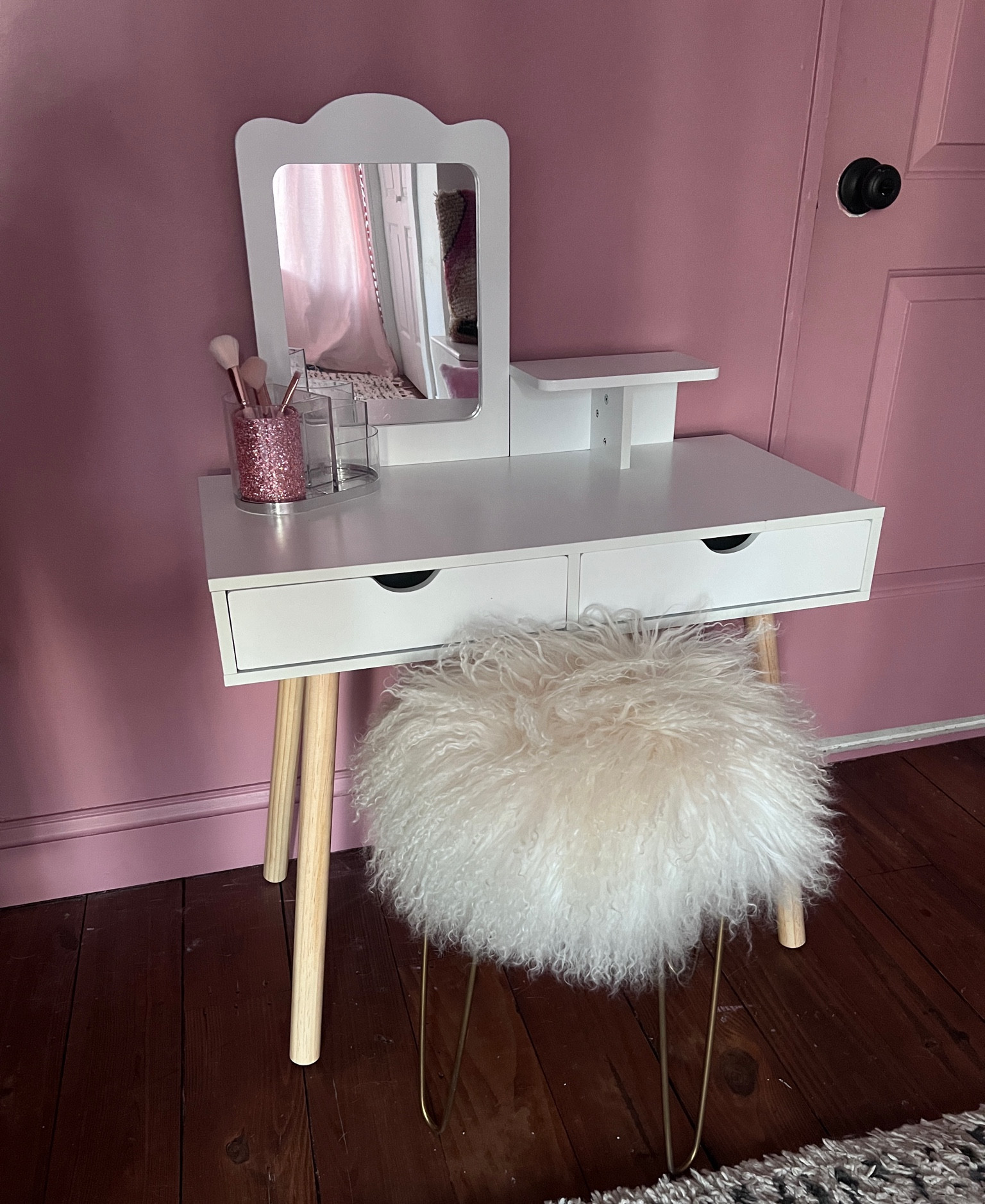 Little girl / toddler vanity! My girls love playing dress up and makeup, and this is so cute. The vanity is from Amazon (currently unavailable) so I’ve added other options. The stool is Mitchell Gold, but I have other options with storage from Amazon I found that would be perfect !

#LTKsalealert #LTKfamily #LTKkids