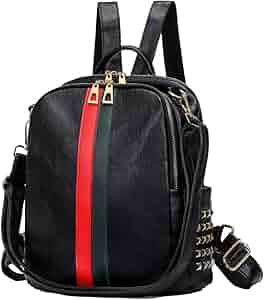 Alovhad Pu Leather Mini Backpack For Women Purse Cute Daypack Bag Fashion Shoulder Bag | Amazon (US)