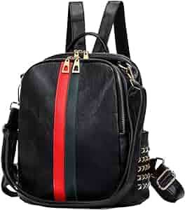 Alovhad Pu Leather Mini Backpack For Women Purse Cute Daypack Bag Fashion Shoulder Bag | Amazon (US)