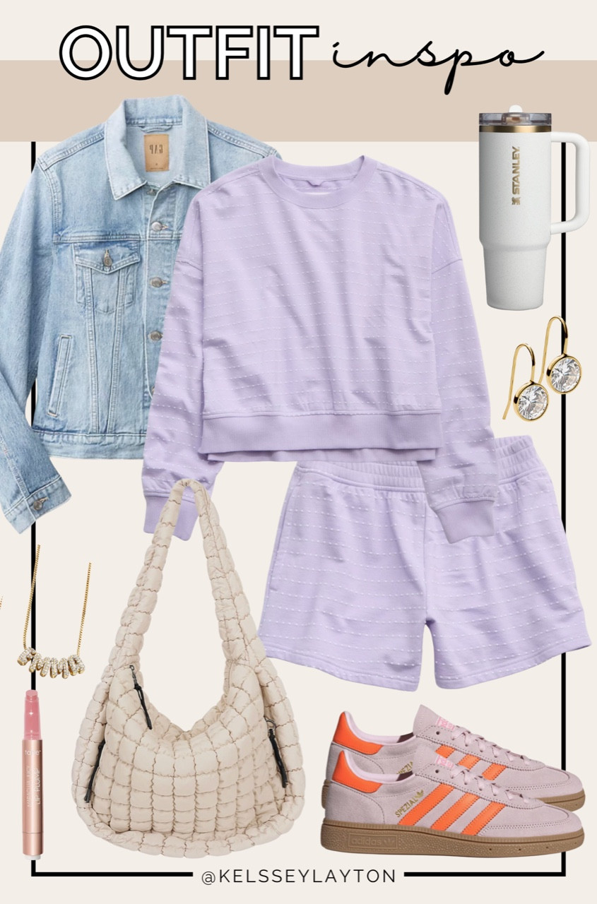 Outfit idea, aerie, outfit set, lounge set, adidas sneakers, quilted bag

#LTKFindsUnder50 #LTKActive #LTKSaleAlert