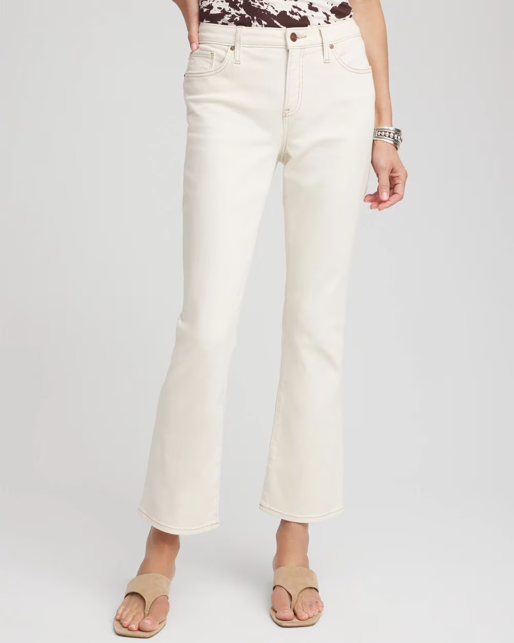 Cropped Girlfriend Kick-Flare Jeans | Chico's