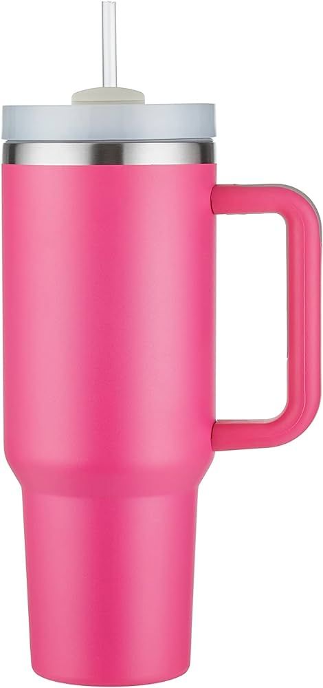 Amazon.com | ZOYEPIN 40 oz Tumbler with Handle and Straw Lid,Stainless Steel Insulated Tumblers,T... | Amazon (US)