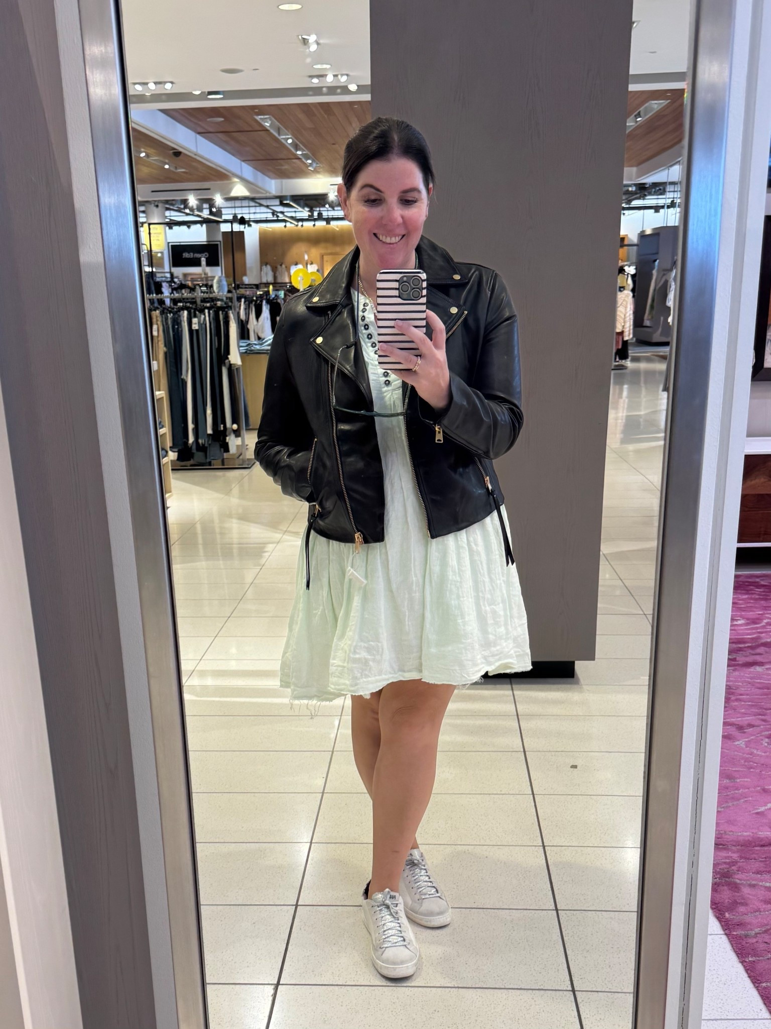 This AllSaints leather jacket is an investment, but it is perfection! 😍

Leather Jacket: $349.99

#LTKSaleAlert #LTKStyleTip #LTKSeasonal