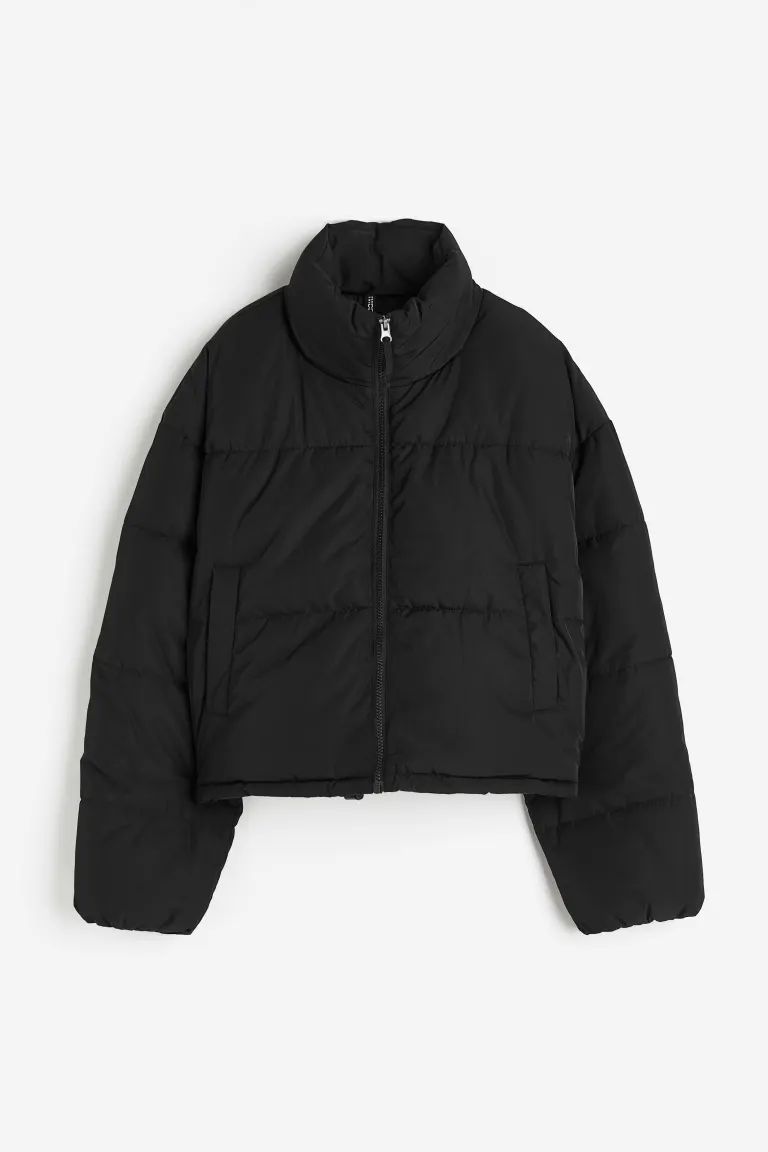 Puffer Jacket - Black - Ladies | H&M US | H&M (US + CA)