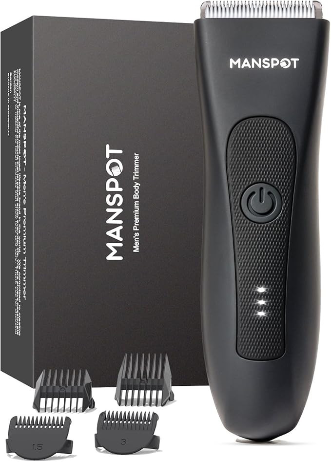 MANSPOT Manscape Groin & Body Hair Trimmer for Men, Electric Ball Trimmer Pubic Trimmer Shaver,Ma... | Amazon (US)
