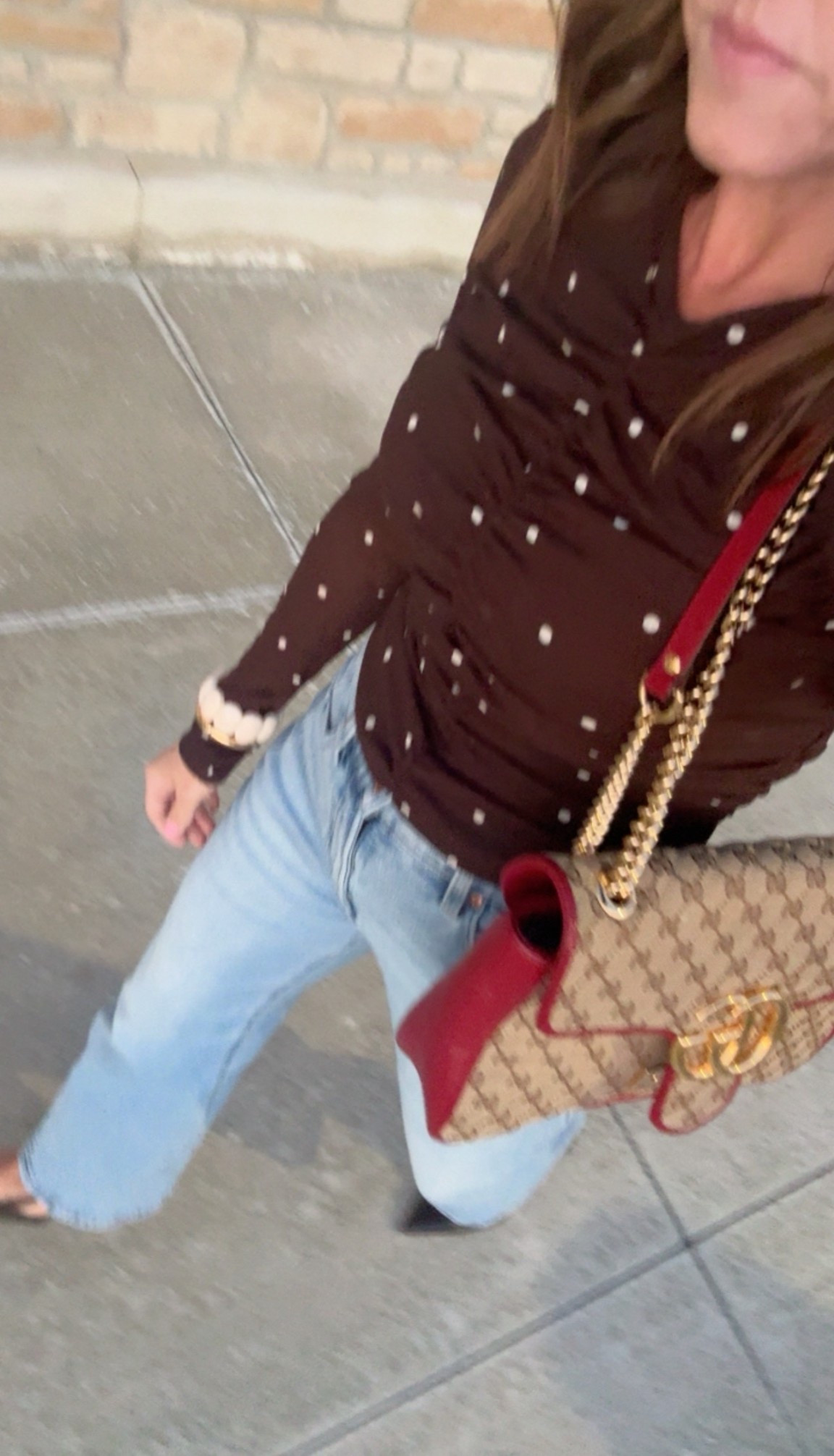 Taking my borrowed bag from Vivrelle for a spin tonight. 
Get your first month FREE with code: TWOPEAS 

#LTKOver40 #LTKValentine