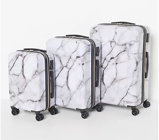 Triforce Luggage Set of 3 Spinner Luggage - Avignon | QVC