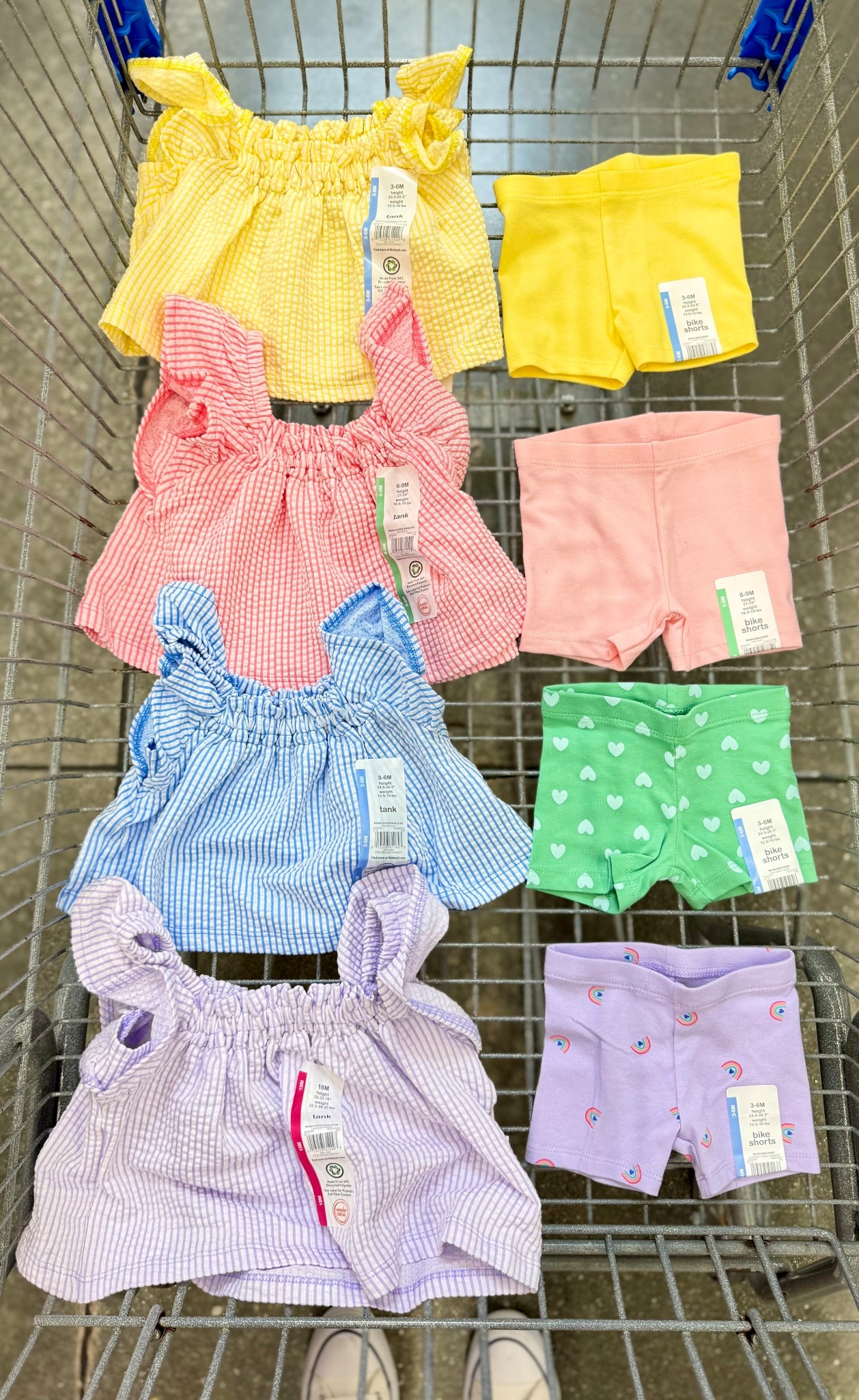 NEW Baby girls’ flutter tanks, mix and match with bike shorts for the cutest summer outfit 😱😍
-
#walmart #walmartfinds #walmartmom #babyclothes #girlmom #momofgirls #babyfashion #babygirl #springclothing #babygirlontheway #babygirloutfit