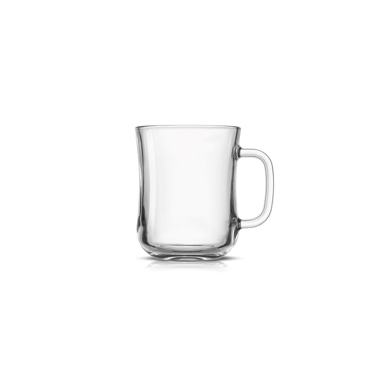 JoyJolt Diner Tea Coffee Mugs Glasses Set - 15.5 oz - Set of 4 Cafe Style Clear Coffee Mug | Target