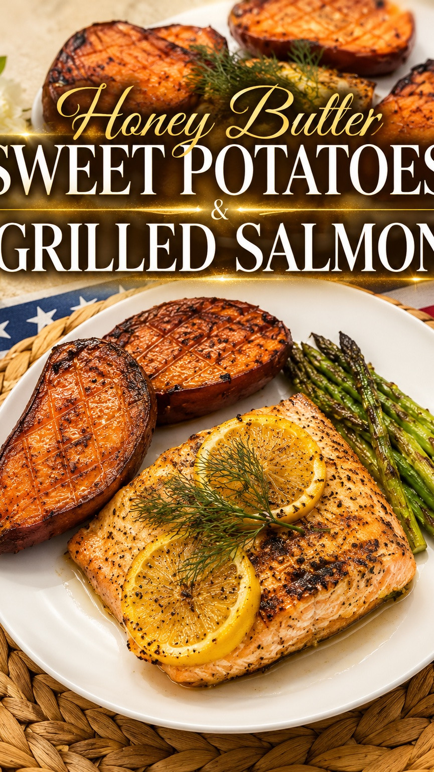 🔥 Sweet, savory, and grilled to perfection! These grill baskets made it so easy to cook an entire meal at once. Honey butter sweet potatoes, lemon herb salmon, and asparagus all cooked beautifully without sticking or falling through the grates.

The sweet potatoes were par-boiled, brushed with a honey butter glaze, sprinkled with flaky sea salt, and grilled until caramelized. The salmon stayed tender and flaky with fresh lemon slices on top. This might be my new favorite summer dinner! ☀️🍋🍠🐟

Everything is linked in my showcase!

#grillingseason #salmonrecipe #easyweeknightdinner #sweetpotatorecipe

#LTKdayinmylife #LTKfoodie #LTKHome