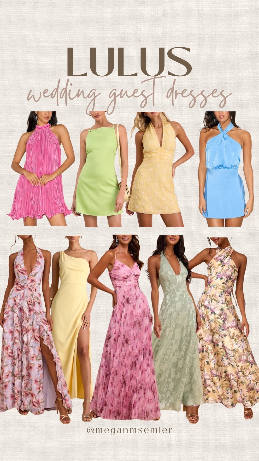 Lulus wedding guest dresses

#LTKgrwm #LTKootd #LTKWedding