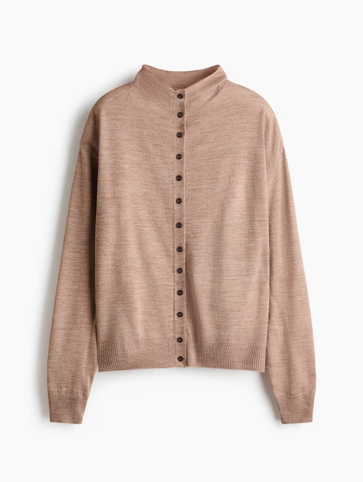 Tan mock neck cardigan 

#LTKFindsUnder50 #LTKSeasonal