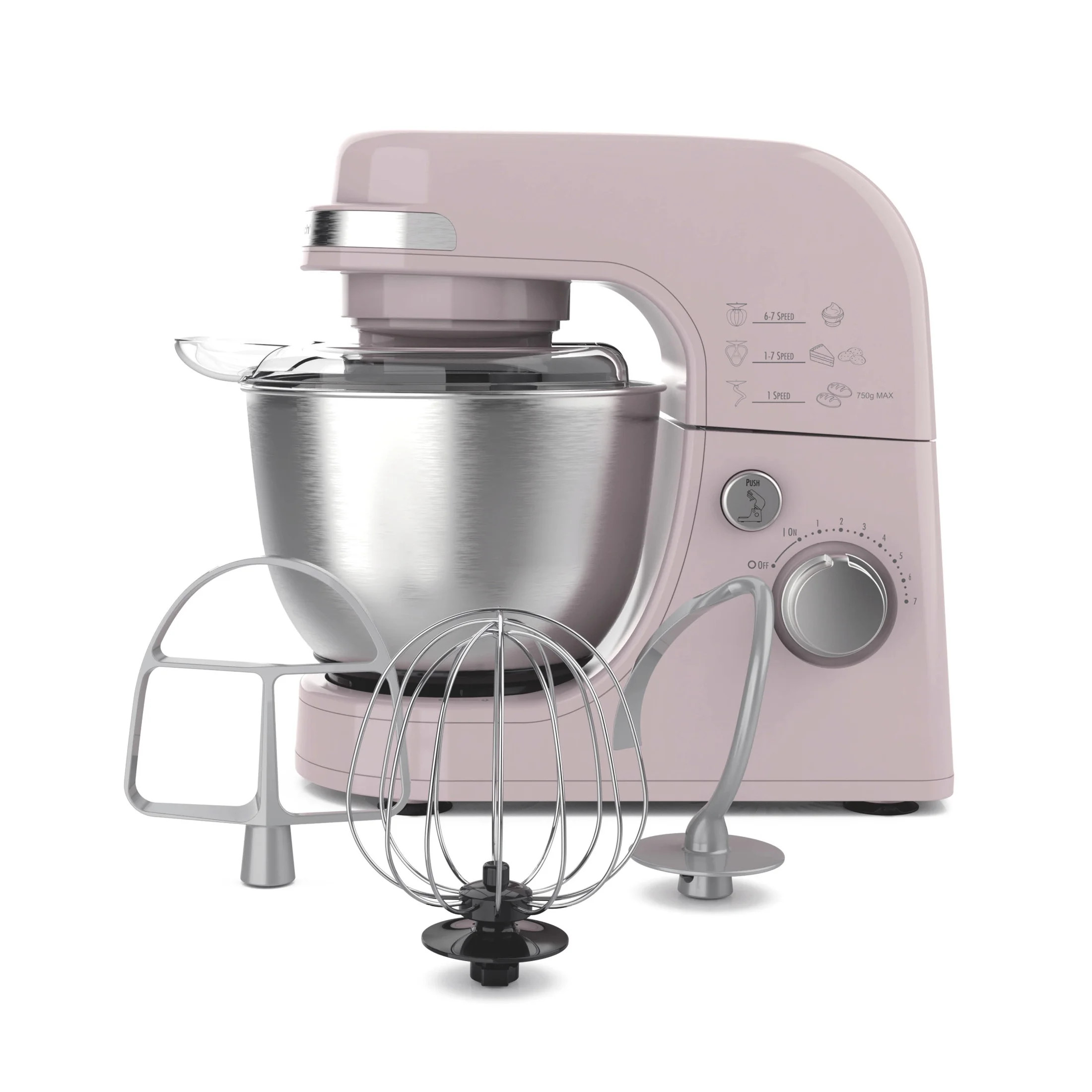 Hamilton Beach 4 Quart Stand Mixer for Kitchen, 7 Speeds, Tilt-Head, Dough Hook, Whisk & Flat Bea... | Walmart (US)