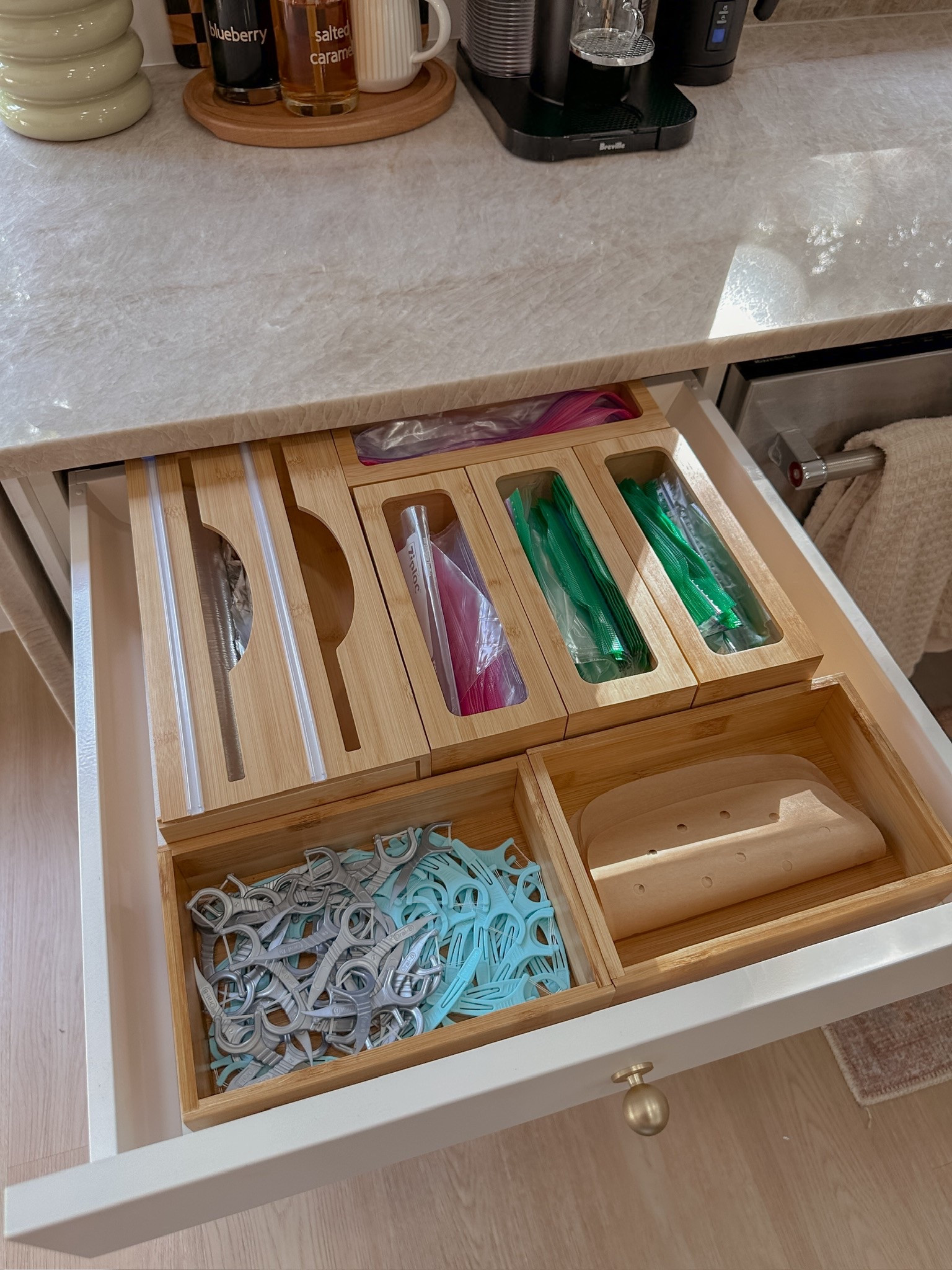 Drawer goals 🙌 I used a mix of bamboo drawer organizers to finally get our kitchen drawers in order — no more digging for utensils or tools. I love how clean and cohesive everything looks now! Linked all the Amazon finds that made it easy to customize each drawer. #KitchenOrganization #BambooDrawerOrganizers #DrawerGoals #AmazonHomeFinds #UtensilDrawer #OrganizedKitchen #LTKhome #LTKorganization #FunctionalSpaces #HomeOrganizationIdeas

#LTKStyleTip #LTKFamily #LTKHome