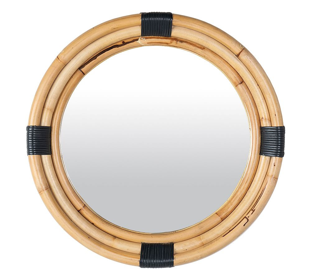 Tulum Round Wall Mirror | Pottery Barn (US)