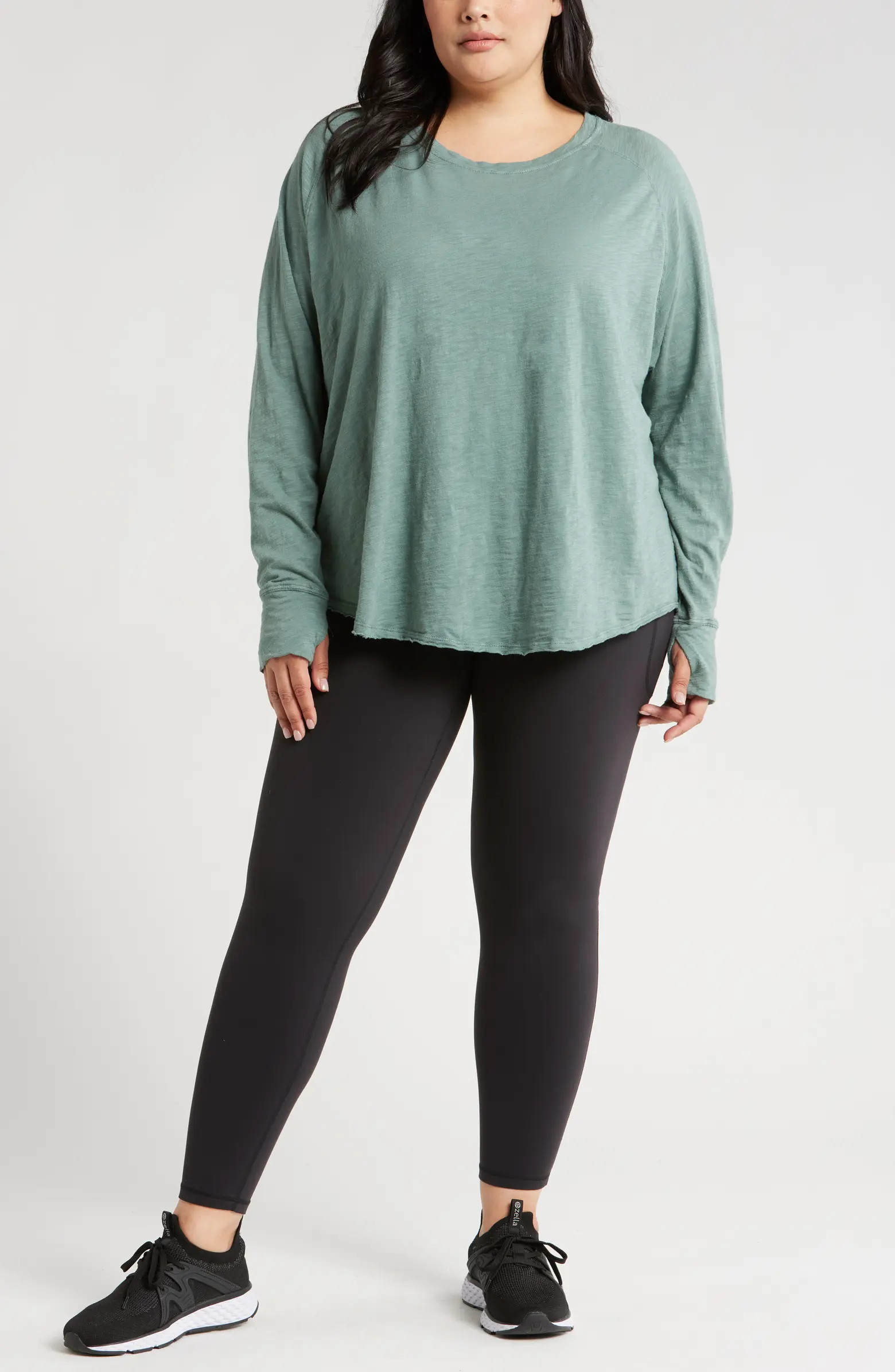 Relaxed Washed Cotton Long Sleeve T-Shirt | Nordstrom