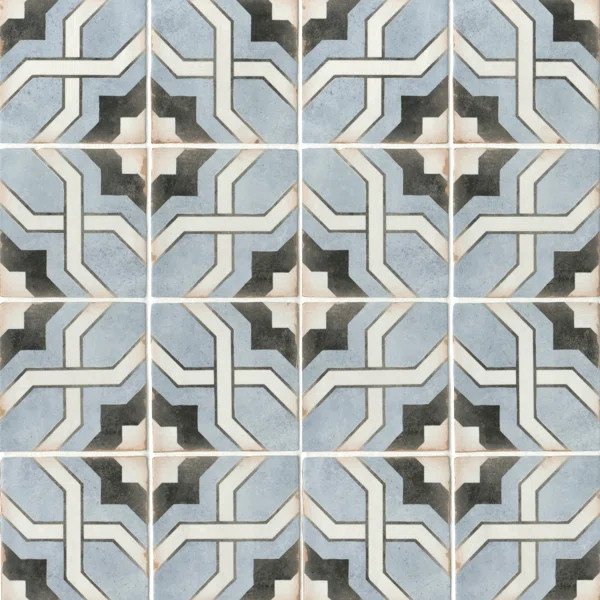 Casablanca 5" x 5" Ceramic Patterned Floor Use Tile | Wayfair North America