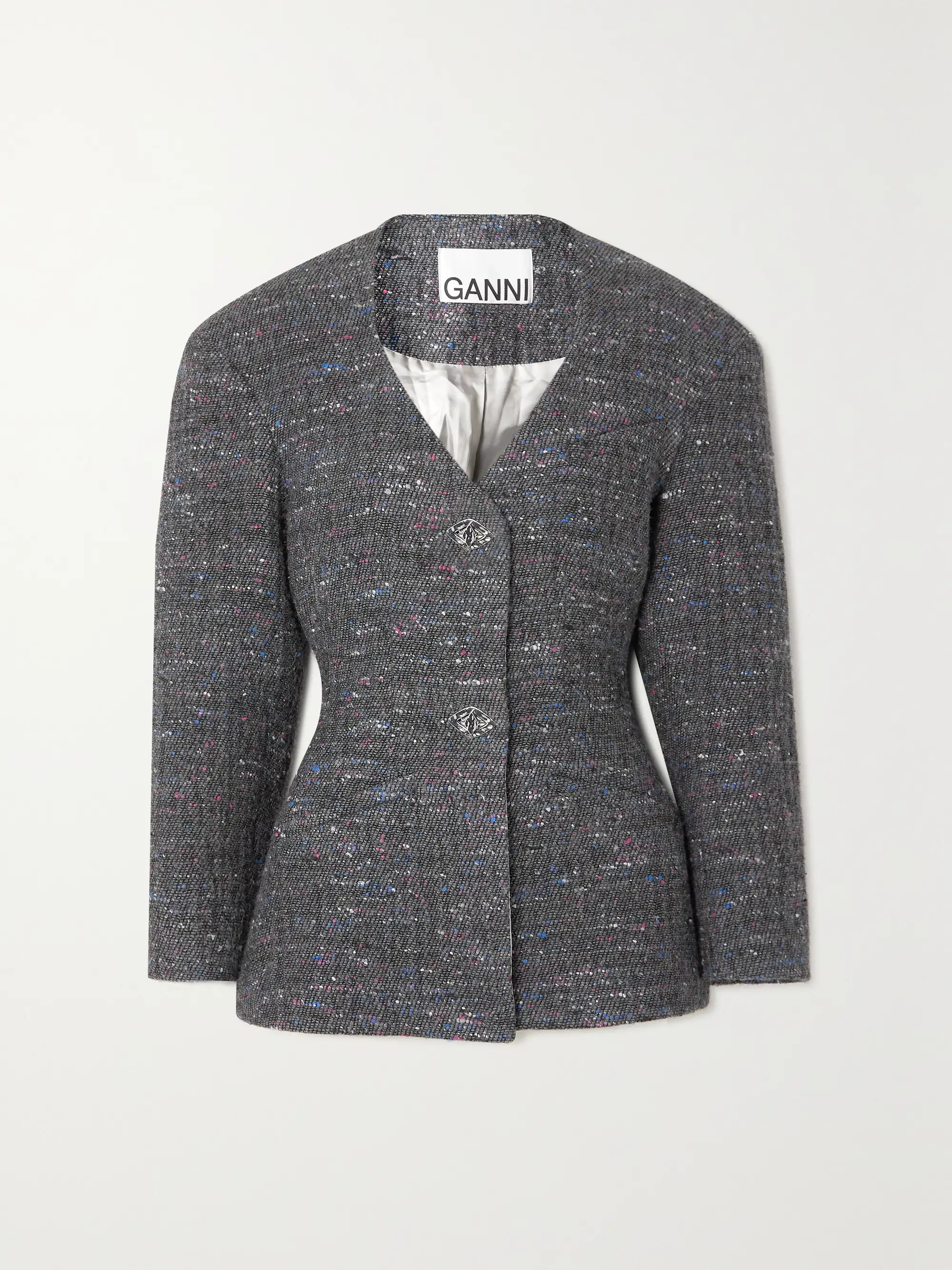 + NET SUSTAIN recycled wool-blend bouclé blazer | NET-A-PORTER (UK & EU)