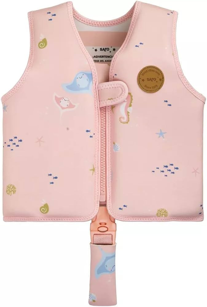 SARO 2025 UV UPF 50+ Swim Vest: Adjustable Flotation, Safety Clasp, Neoprene Comfort for Kids | Amazon (US)