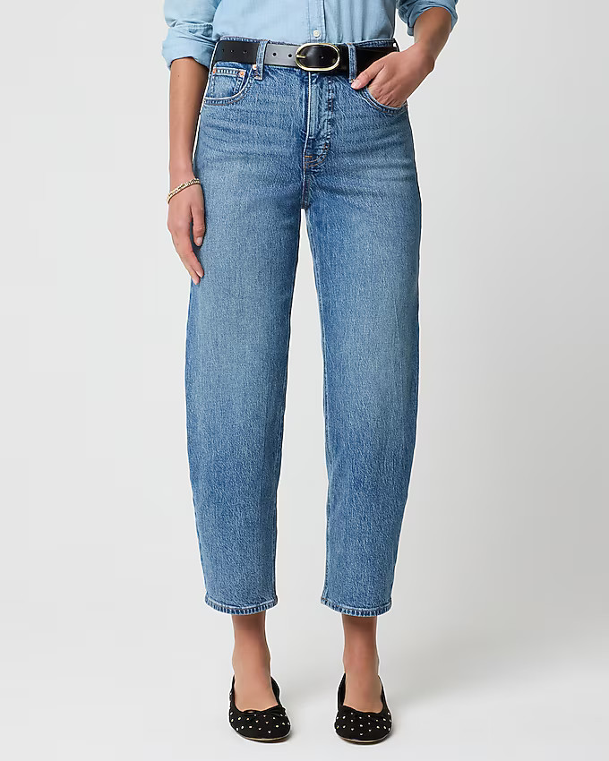 Barrel-leg jean in all-day stretch | J.Crew Factory