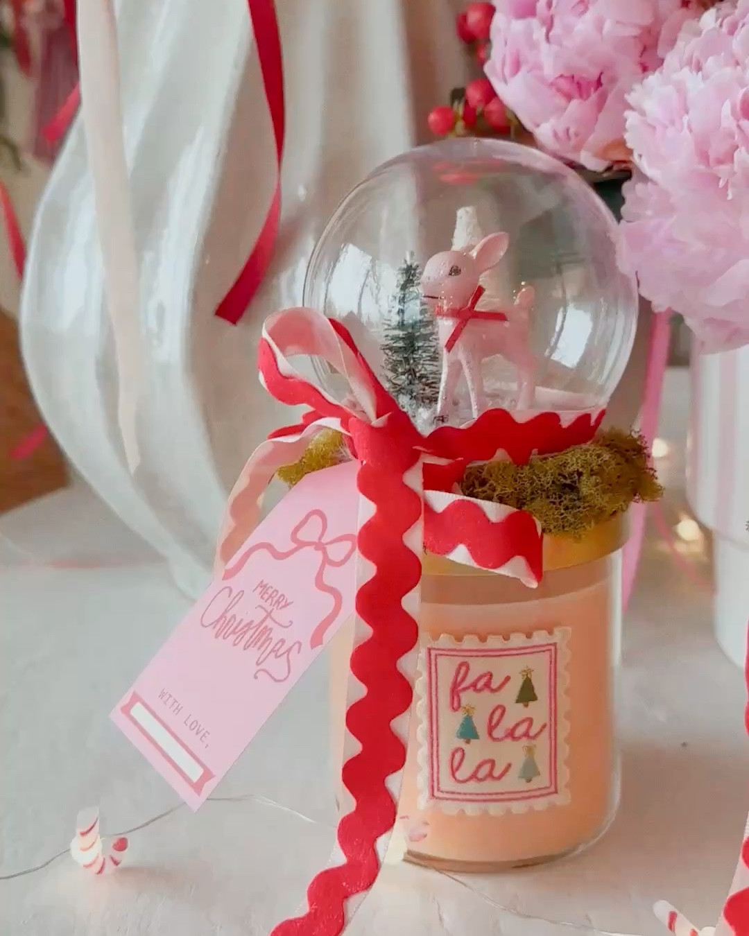 Fa la la but make it magical ✨ These DIY snow-globe candles are the cutest little Christmas moment!

Printable tags @the.lettervee

#LTKFindsUnder50 #LTKHome #LTKHoliday