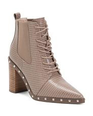 Debate Lace Up Booties For Women | TJ Maxx