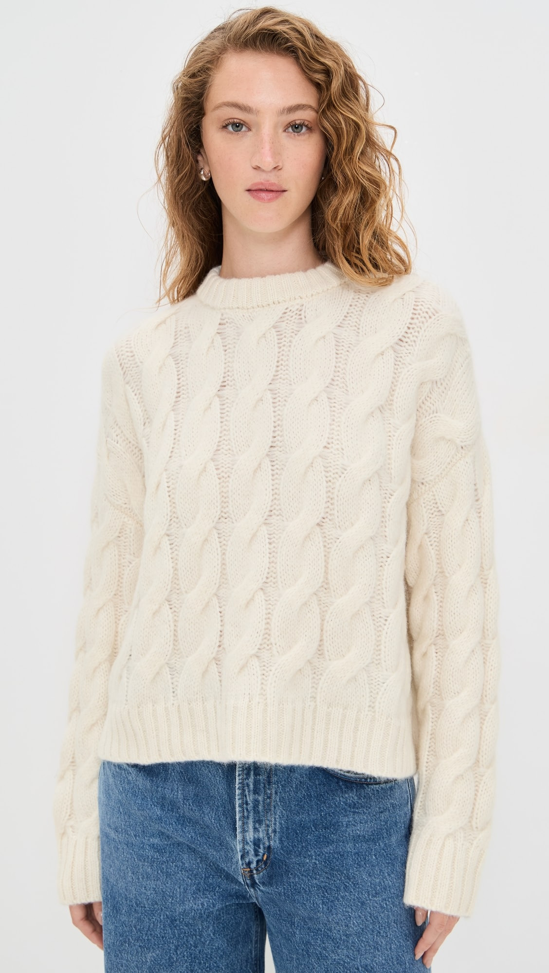Cable Serena Crew Neck Pullover | Shopbop