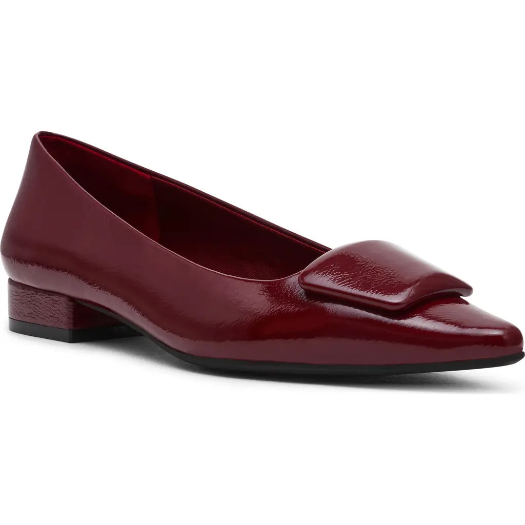 Anne Klein Crawford Pointed Toe Flat in Burgundy at Nordstrom, Size 9.5 | Nordstrom