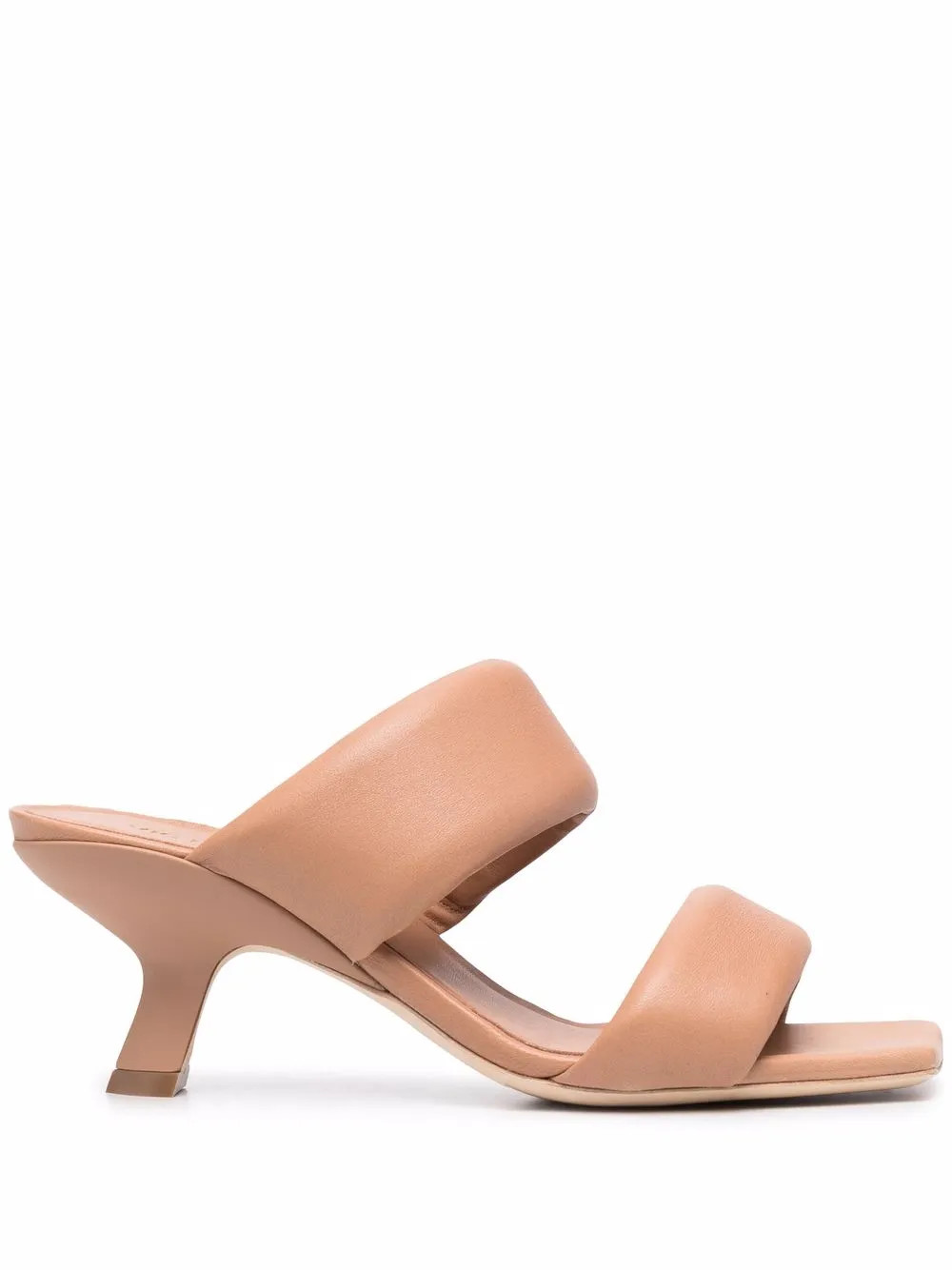 padded leather mules | Farfetch Global