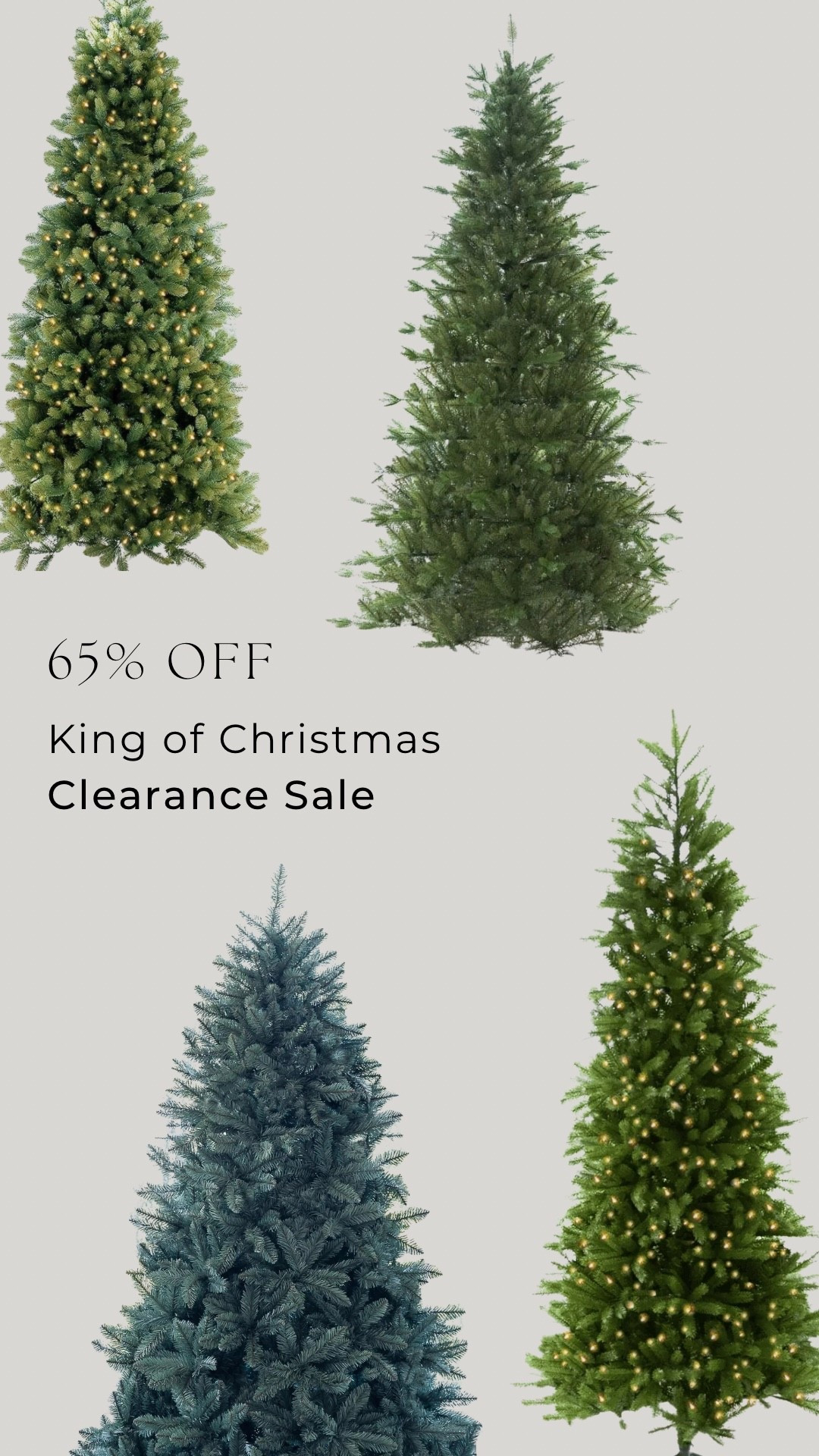 🚨 SALE ALERT 🚨 Up to 65% off King of Christmas Sale! PLUS an additional 20% off unlit trees with code FALL20 🙌🏻🙌🏻

#LTKHome #LTKSaleAlert
