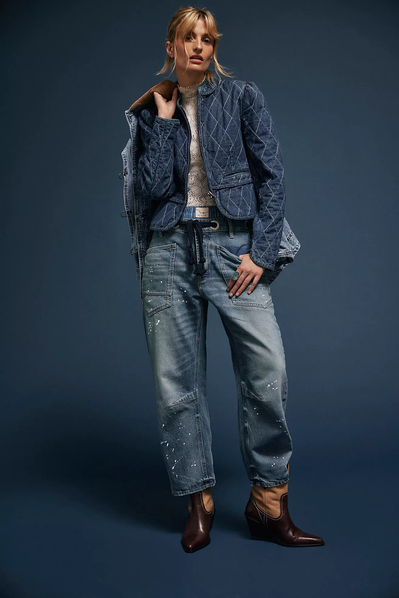 We The Free Moxie Pull-On Barrel Jeans | Free People (Global - UK&FR Excluded)