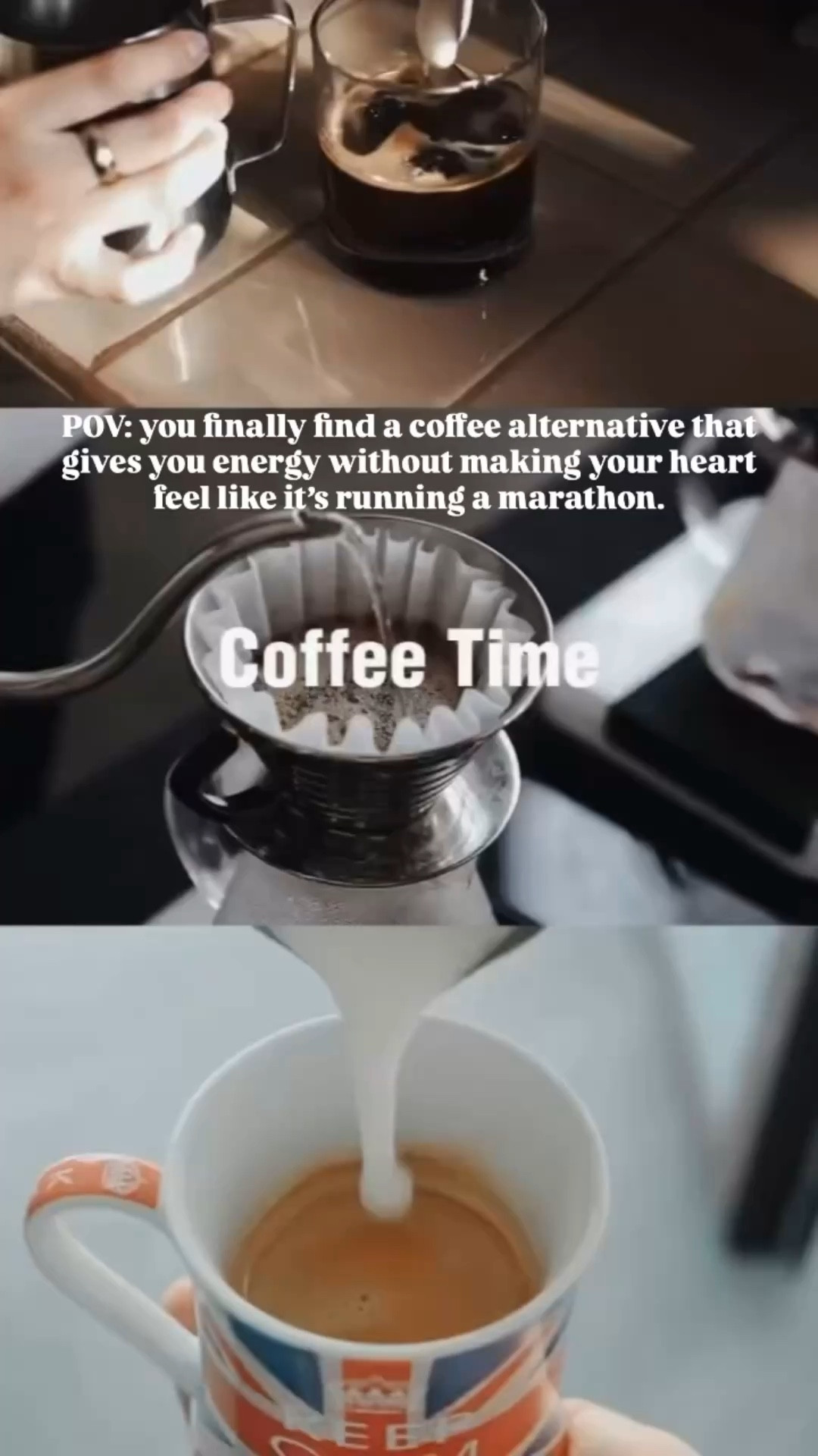 POV: you finally find a coffee alternative that gives you energy without making your heart feel like it’s running a marathon.

This Super Functional Coffee Alternative from @drinkmudwtr
is a tasty coffee alternative made with 100% organic cacao, masala chai, and a high dose of functional mushrooms. It’s flavorful and low-caffeine coffee blend upgraded with mushrooms and adaptogens to support calm, focus, and energy without the crash. #mudwtr


#LTKmomlife #LTKmorningroutine #LTKSaleAlert
