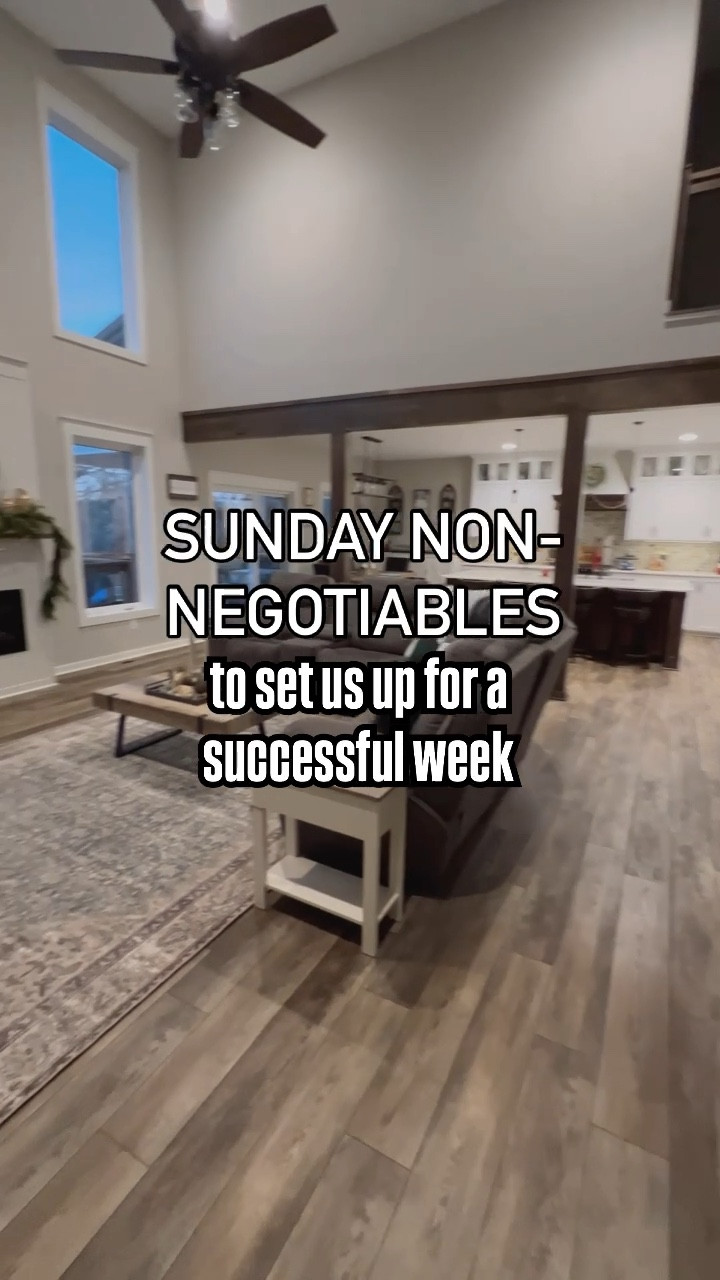 I have figured out in order to survive the week ahead there are certain things we have to do on Sundays to set us up for success. If I don’t meal plan for the week, evenings are so much more stressful. We also have family meetings and go through what we have for the week, school lunch menu review, chores for the week and any to do list items we can knock out. Lastly we make sure everything is picked up and the house is reset for the week! 

#LTKVideo #LTKFamily #LTKHoliday