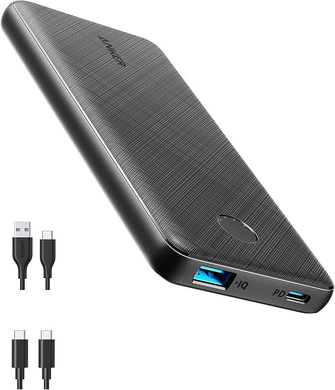 Anker Power Bank, USB-C Portable Charger 10000mAh with 20W Power Delivery, PowerCore Slim 10000 P... | Amazon (US)