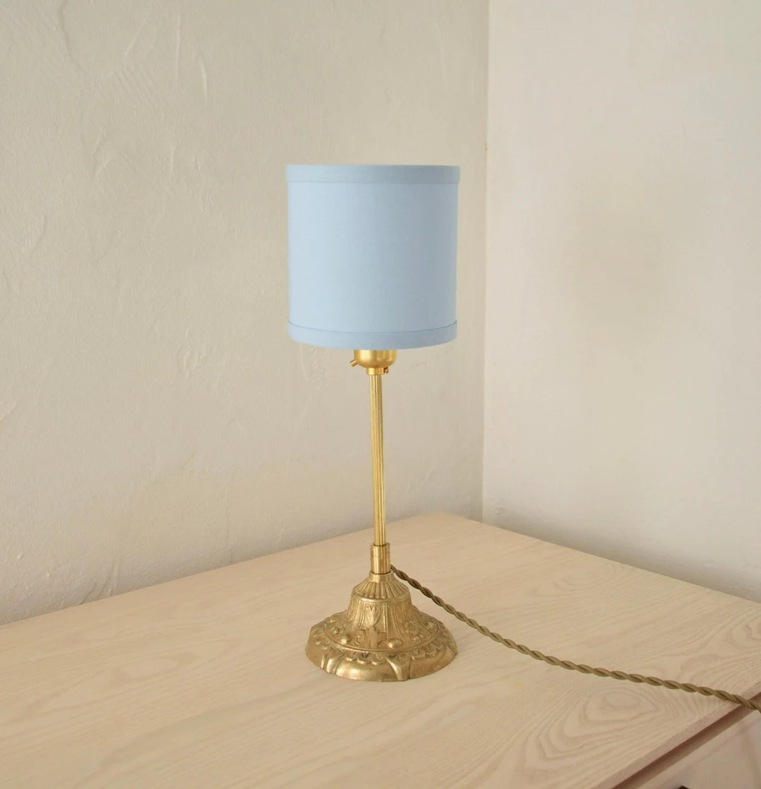 Handmade Small Brass Table Lamp - Made to Order Customizable - Single or Pair of Lamps - Vintage ... | Etsy (US)