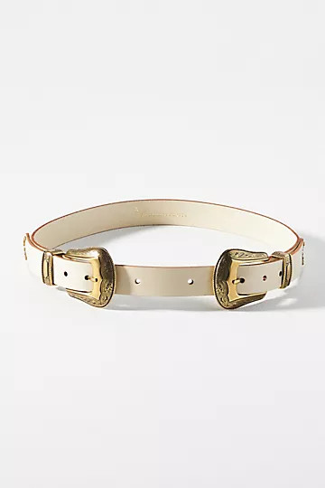 Western Double-Buckle Belt | Anthropologie (US)
