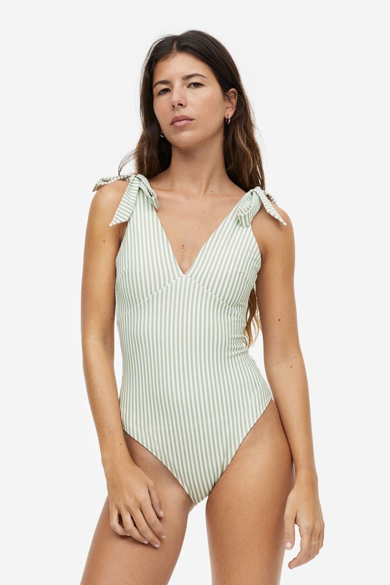 High Leg Swimsuit | H&M (US)