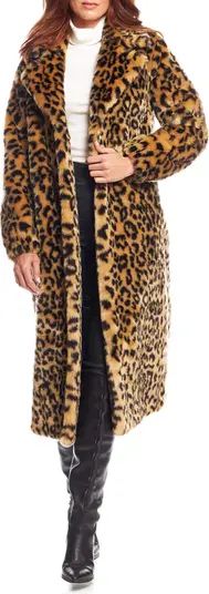 DONNA SALYERS FABULOUS FURS Roam Free Leopard Print Faux Fur Coat | Nordstrom | Nordstrom