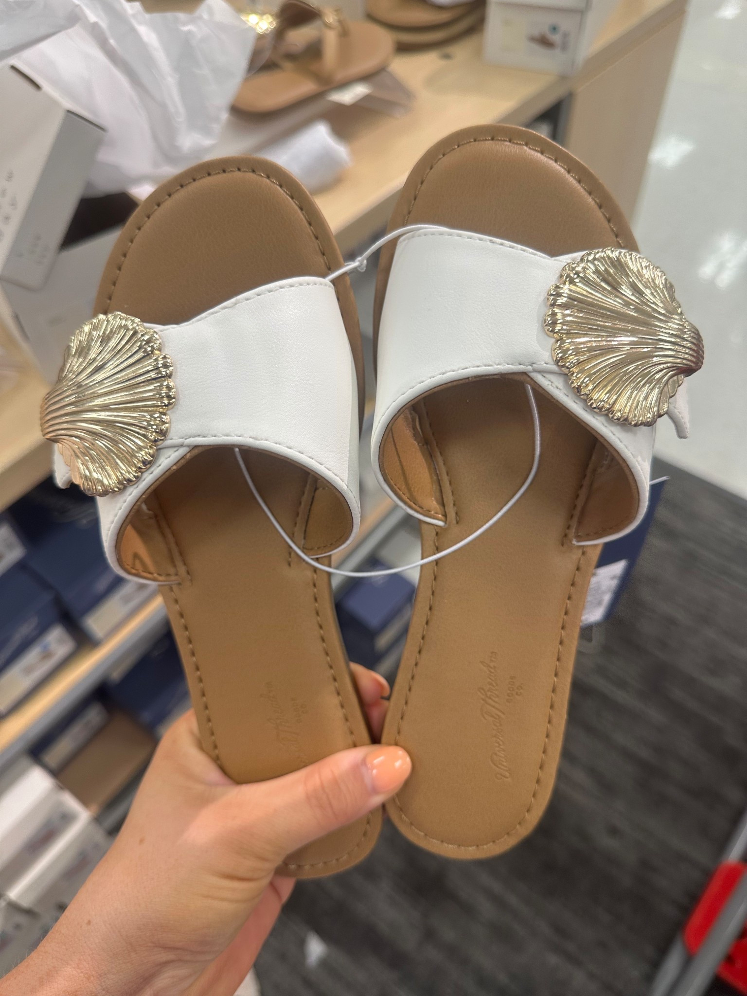 Sea shell sandals from Target! 

#LTKFindsUnder50 #LTKShoeCrush #LTKStyleTip