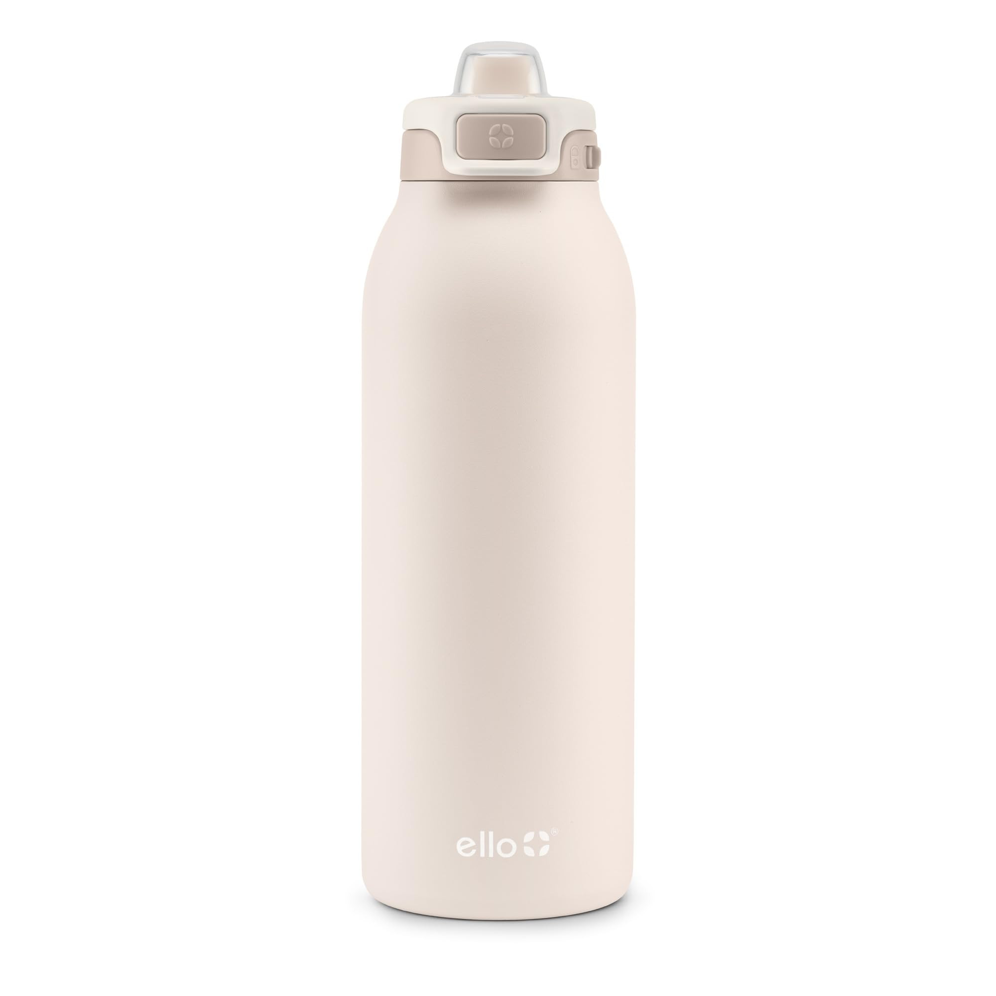 Ello Pop & Fill Stainless Steel Water Bottle with Quick Fill Technology, Double Walled Vacuum Ins... | Amazon (US)