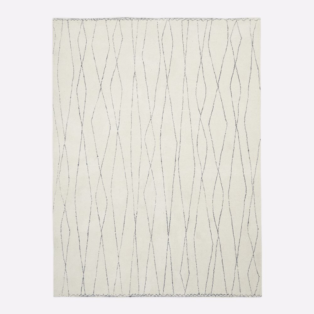 Safi Rug, 2.5x12, Ivory/Iron | West Elm (US)